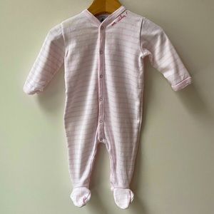 Petit Bateau Footed Onesie